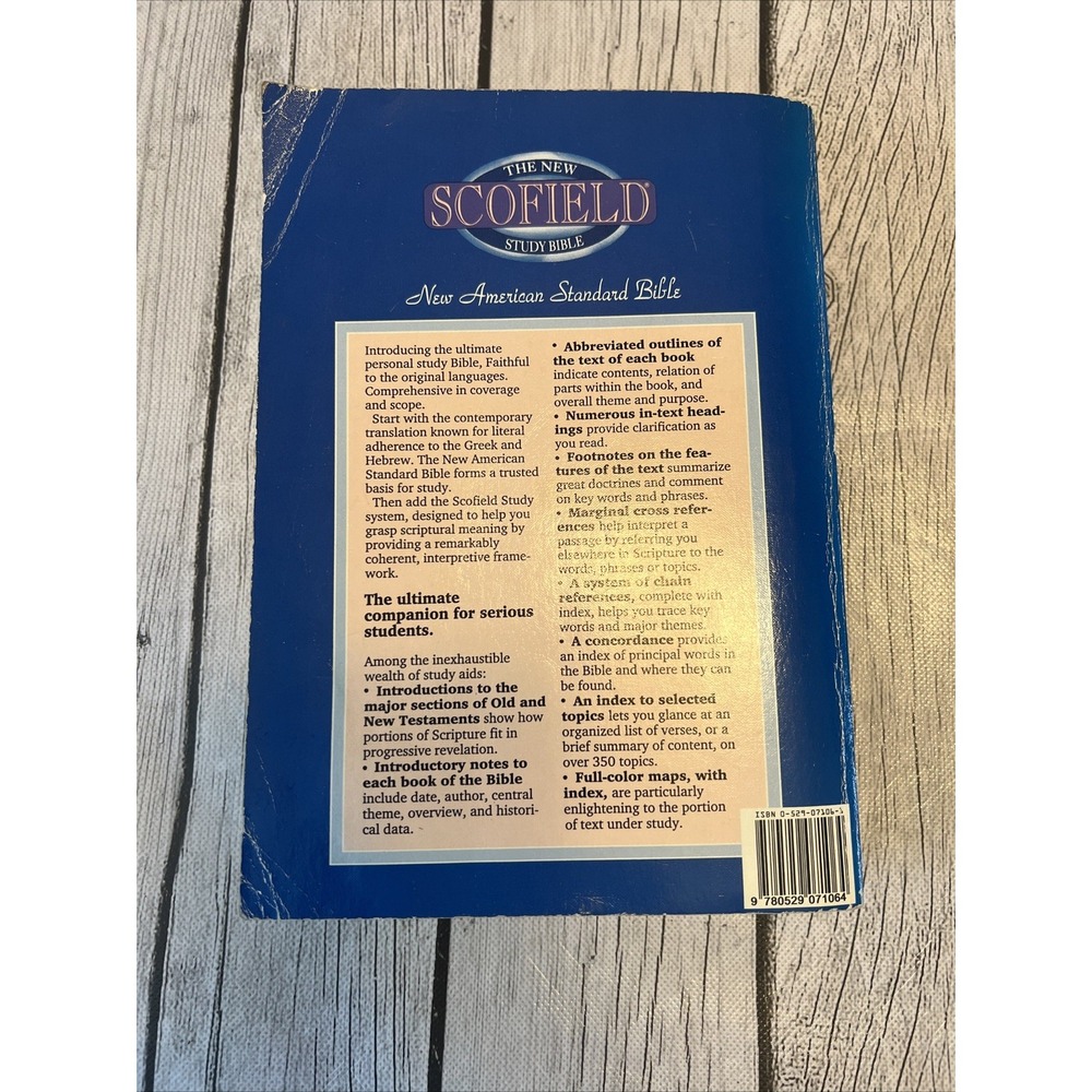 The New Scofield Study Bible: New American Standard Bible - Picture 3 of 4